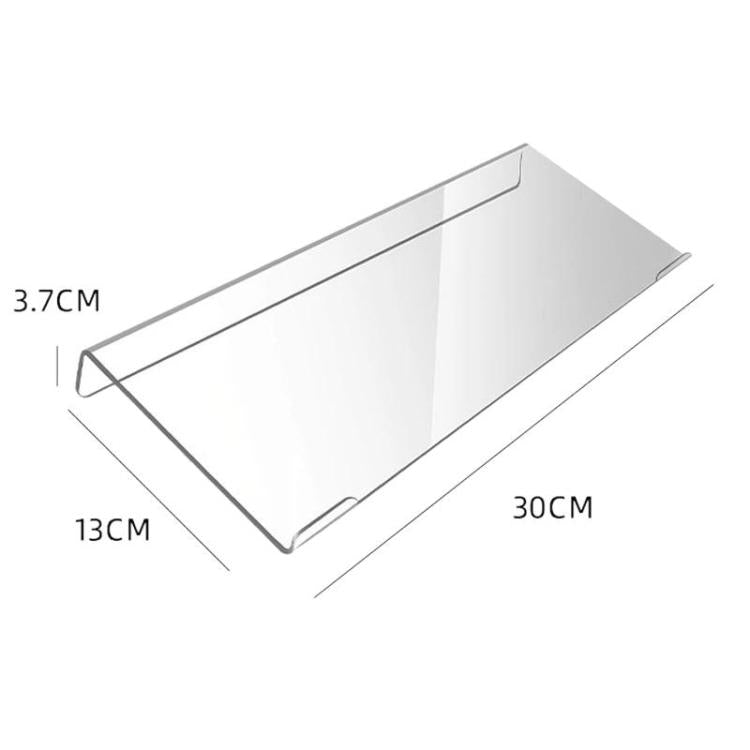 Clear acrylic keyboard stand bracket, small size, 13cm wide, 3.7cm high