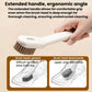 Ordpro Multifunctional Rotatable Long-Handle Cleaning Brush Portable Soft-Bristle Shoe Brush