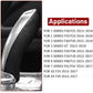 Black gear shift knob cover outline with dimensions and weight callouts