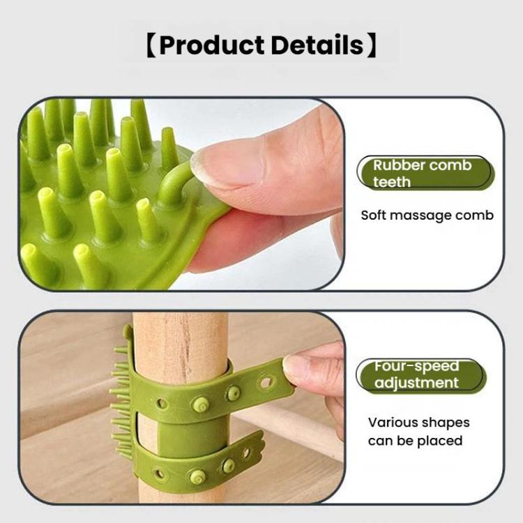 Soft Rubber Pet Itch Scratcher Massage Scratching Tool For Cats Dogs