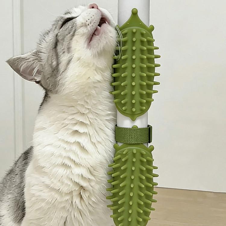 Soft Rubber Pet Itch Scratcher Massage Scratching Tool For Cats Dogs