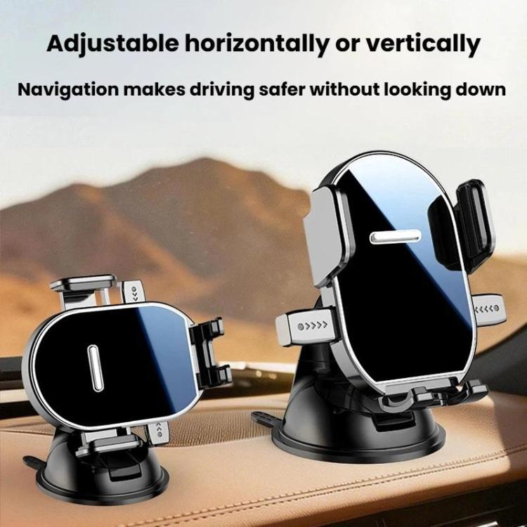 Rotating car phone holder with vent clips and adjustable phone cradle