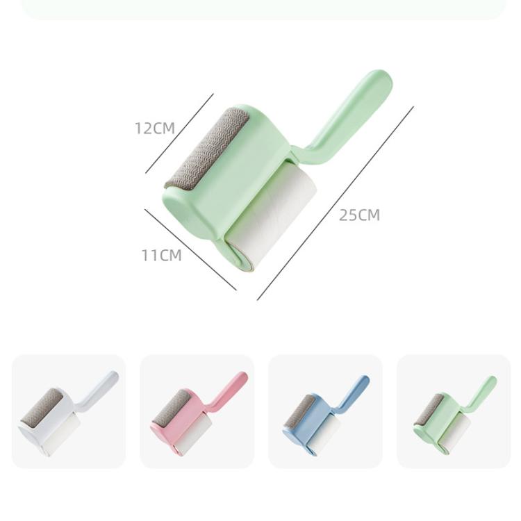 3 In 1 Household Soft-Bristle Brush Dust Remover Lin Roller, White, Pink, Blue