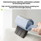 3 In 1 Household Soft-Bristle Brush Dust Remover Lin Roller, White, Pink, Blue