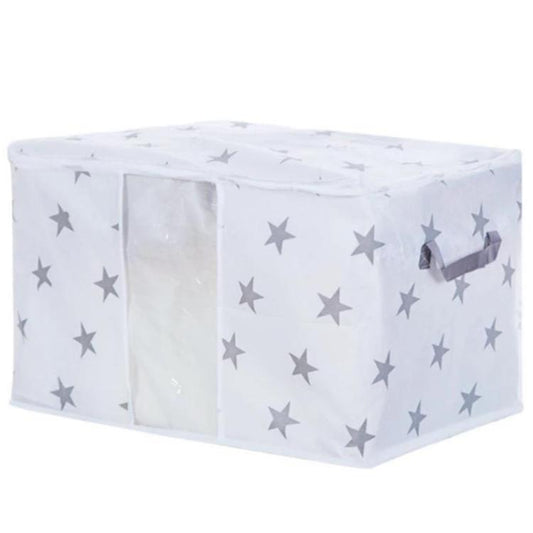 Non-Woven Printed Cotton Quilt Dustproof Storage Bag, 42x27x50cm, 60x43x36cm