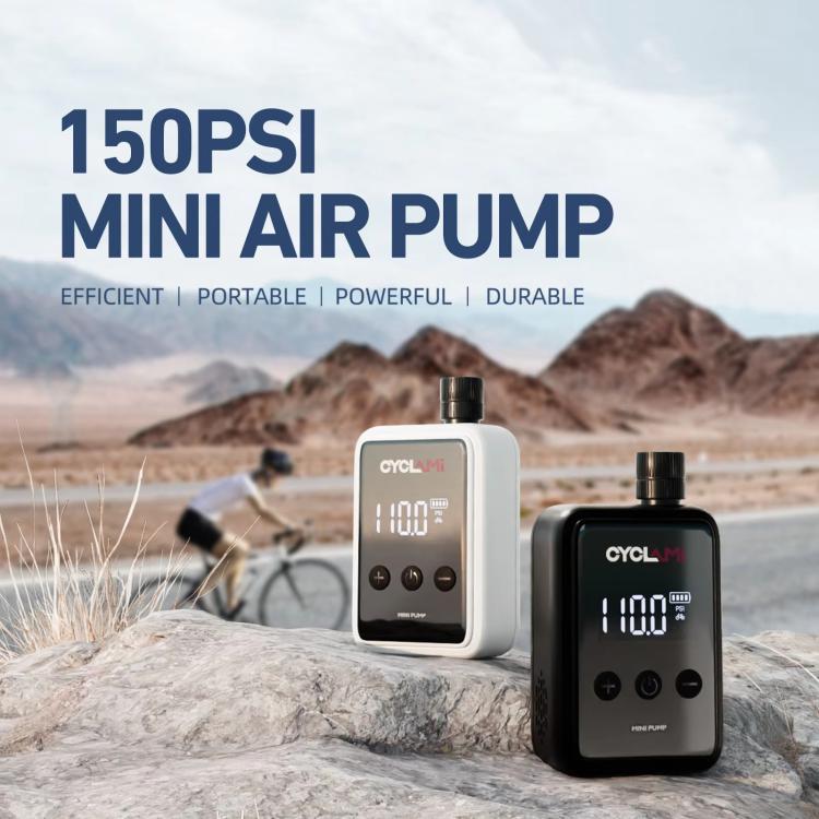 Portable air pump pair with digital displays, compact electric inflator design