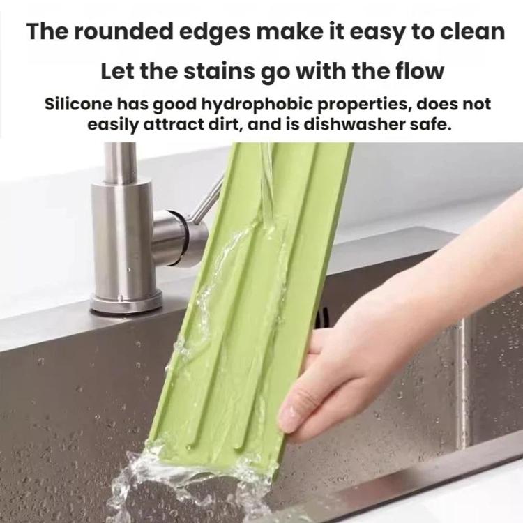 Narrow Non-slip Draining Kitchen Stovetop Spatula Storage Mat