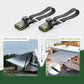 2pcs /Pack RV Accessories Outdoor Awning Clips Nylon Windproof Rope Hook Clips, Small, Large