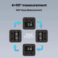 Digital inclinometer angle finder showing 0.16 on LCD, black unit