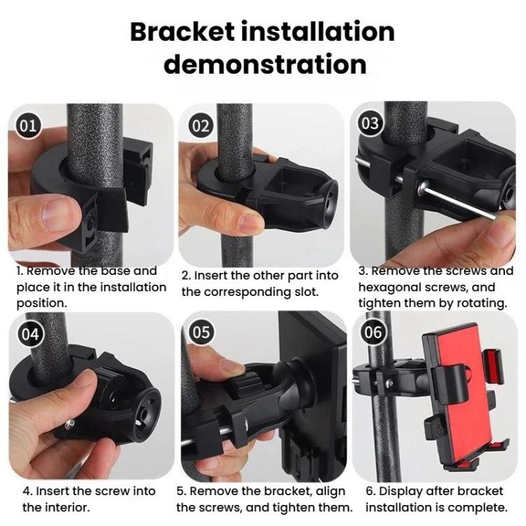 Truck Car Phone Holder Anti-Shake Handle Mount Navigation Bracket