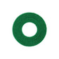Green circular battery terminal felt washer