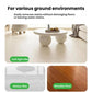 Round robot mop pad for cleaning soft tiles, glossy tiles, and wooden floors.