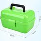 Mini Carry Lure Fishing Tackle Small Tools Case Double-Layer PP Storage Box