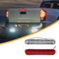 High-mounted brake light pair with clear and red lenses and wiring leads