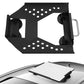 Black magnetic mounting bracket with two side arms and lifting handle