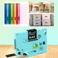 Phomemo laminated label tape cassette, 12mm wide, black label
