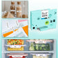 Phomemo laminated label tape cassette, 12mm wide, white label