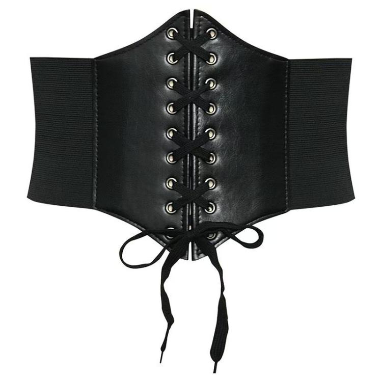 Elastic Waist Belt Slimming Effect Shirts Stretchy Waist Cincher