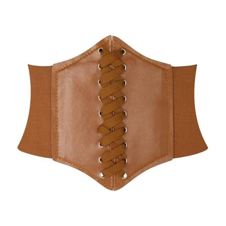 Elastic Waist Belt Slimming Effect Shirts Stretchy Waist Cincher