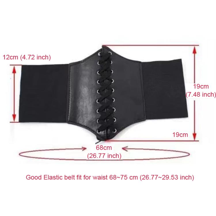 Elastic Waist Belt Slimming Effect Shirts Stretchy Waist Cincher