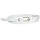 Women Jeans PU Leather Belt Dress Decoration