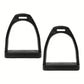 1pair High-strength Engineering Plastic Stirrup With Non-Slip Rubber Pads