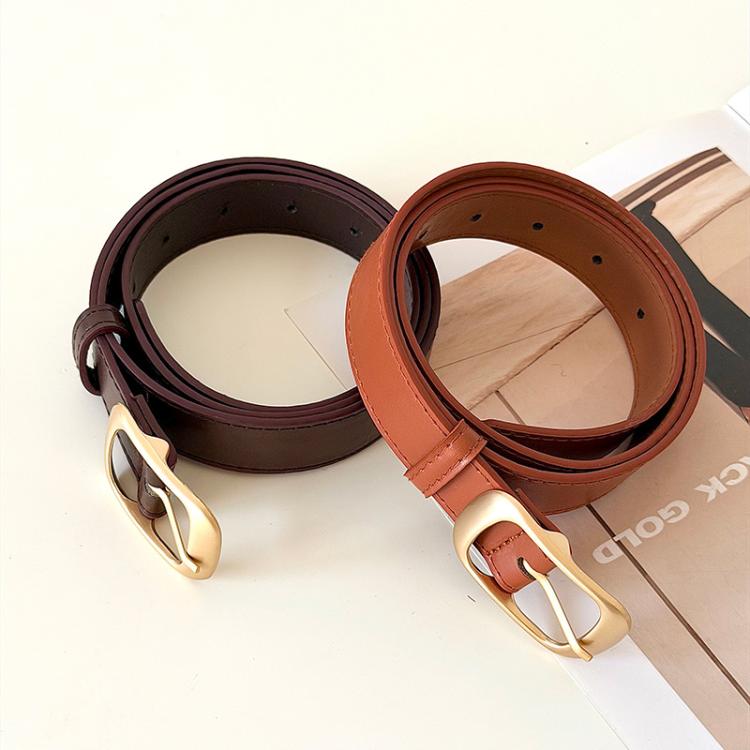 Women Retro Minimalist Jeans Belt, 110cm