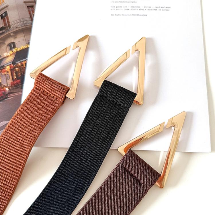 Triangle-shaped Buckle Belt For Slimming Flattering Waistline