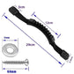 Black kayak carry handle with double-hole end pad, 29 cm strap, includes screw