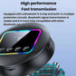 GT77 NFC Bluetooth Receiver & Transmitter With Ambient Light Car Audio Amplifier & Audio Converter, GT77