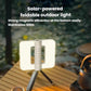 WUSHANG WS-HD52 Portable Foldable Solar String Light With Battery Indicator Multi-Level Dimmable Camping Lantern