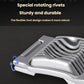 LsCook Aluminum Alloy Egg Cutter Multi-Functional Slicer