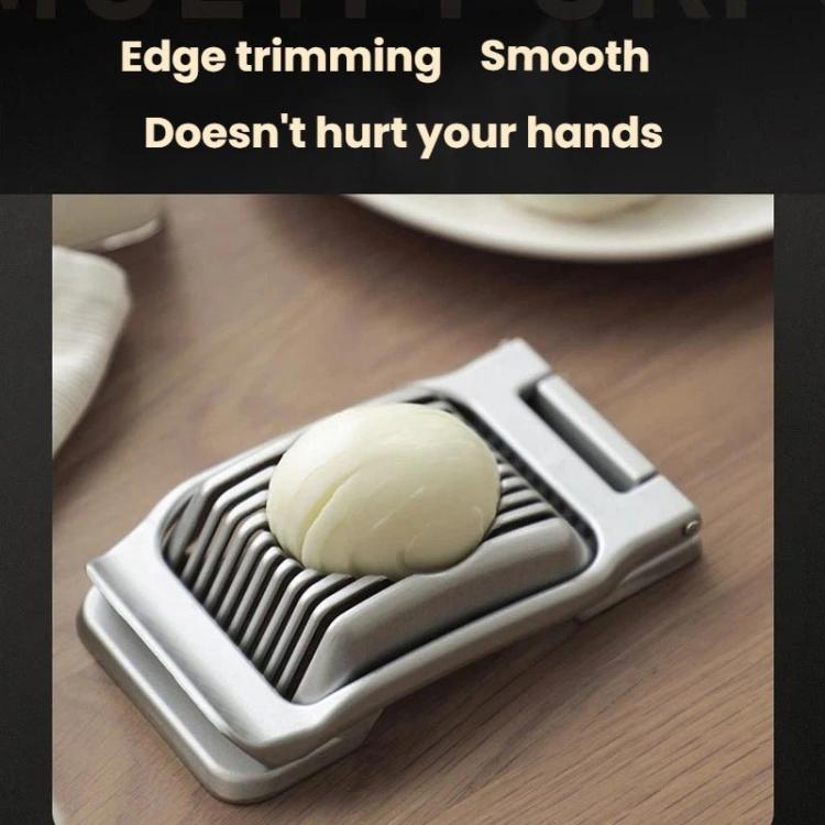 LsCook Aluminum Alloy Egg Cutter Multi-Functional Slicer