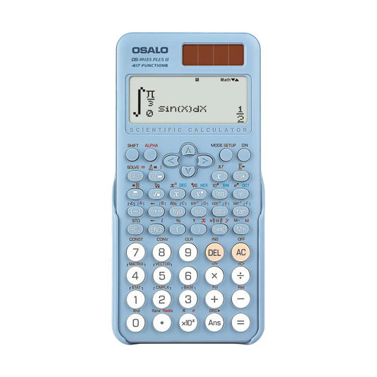 OSALO OS-991ES PLUS II Scientific Calculator With 417 Functions Solar Powered Large Display Desktop Calculator
