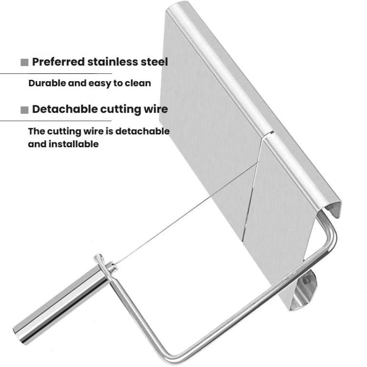 LsCook Stainless Steel Multi-Function Cheese Slicer, Boxed, With Scale Boxed