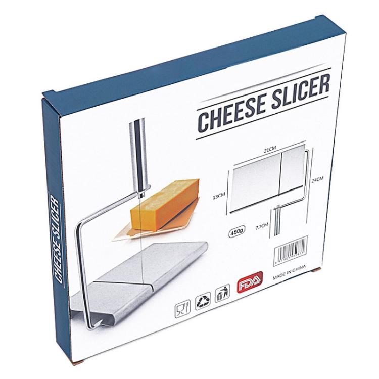 LsCook Stainless Steel Multi-Function Cheese Slicer, Boxed, With Scale Boxed