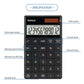 Front view tax calculator with extra-large 12-digit display and function keys
