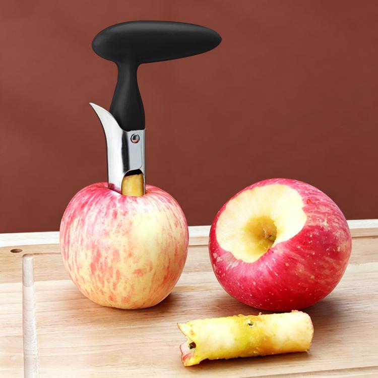 LsCook Stainless Steel Fruit Corer Plastic-Handled Fruit Core Remover