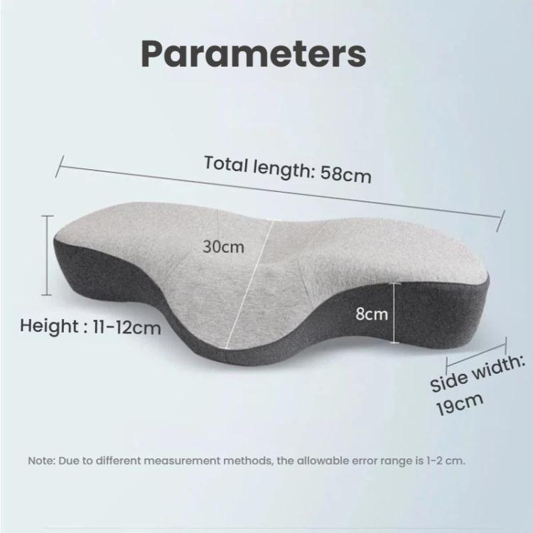 Frog Design Neck Pillow for Pain Relief Memory Foam Cervical Pillow with Ergonomic Contour for Side & Back Sleepers, Standard Version, Bamboo Charcoal Version, USB Heated Version