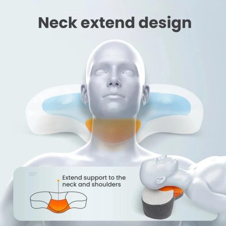 Frog Design Neck Pillow for Pain Relief Memory Foam Cervical Pillow with Ergonomic Contour for Side & Back Sleepers, Standard Version, Bamboo Charcoal Version, USB Heated Version