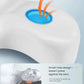 Frog Design Neck Pillow for Pain Relief Memory Foam Cervical Pillow with Ergonomic Contour for Side & Back Sleepers, Standard Version, Bamboo Charcoal Version, USB Heated Version