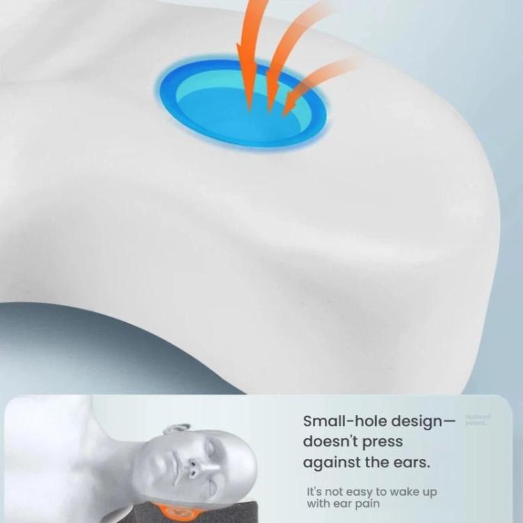 Frog Design Neck Pillow for Pain Relief Memory Foam Cervical Pillow with Ergonomic Contour for Side & Back Sleepers, Standard Version, Bamboo Charcoal Version, USB Heated Version