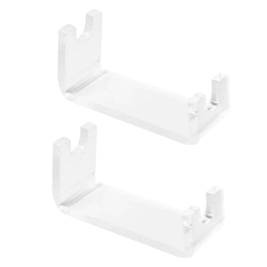 2pcs Acrylic Waterproof Shaver Holder Portable Bathroom Countertop Storage Rack, YX240