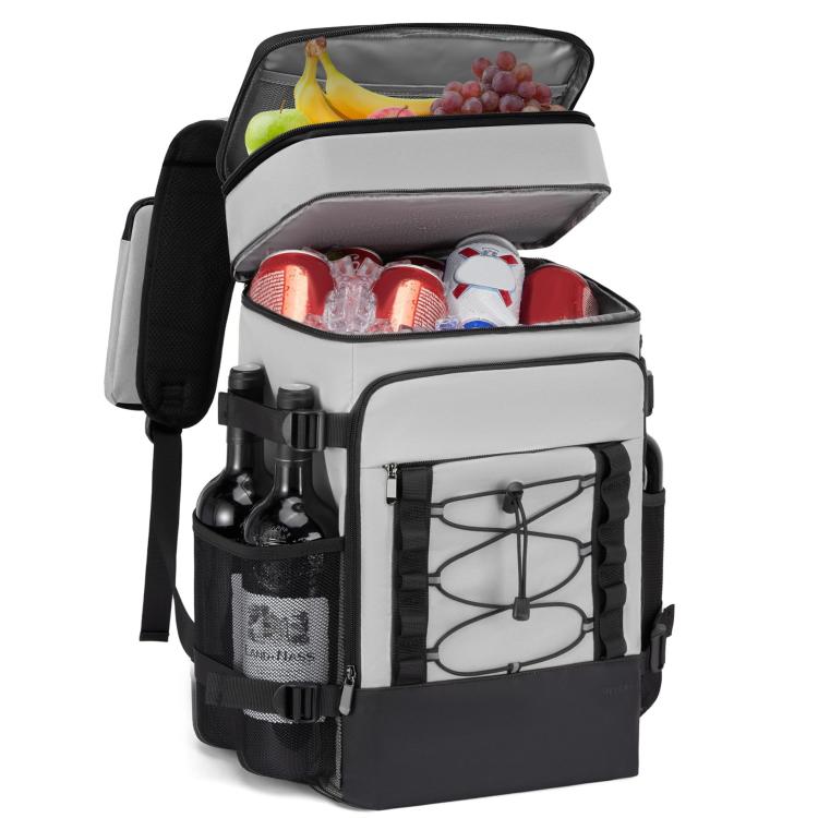 Outdoor Thickened Insulated Leak-Proof Picnic Backpack, 28x22x40cm