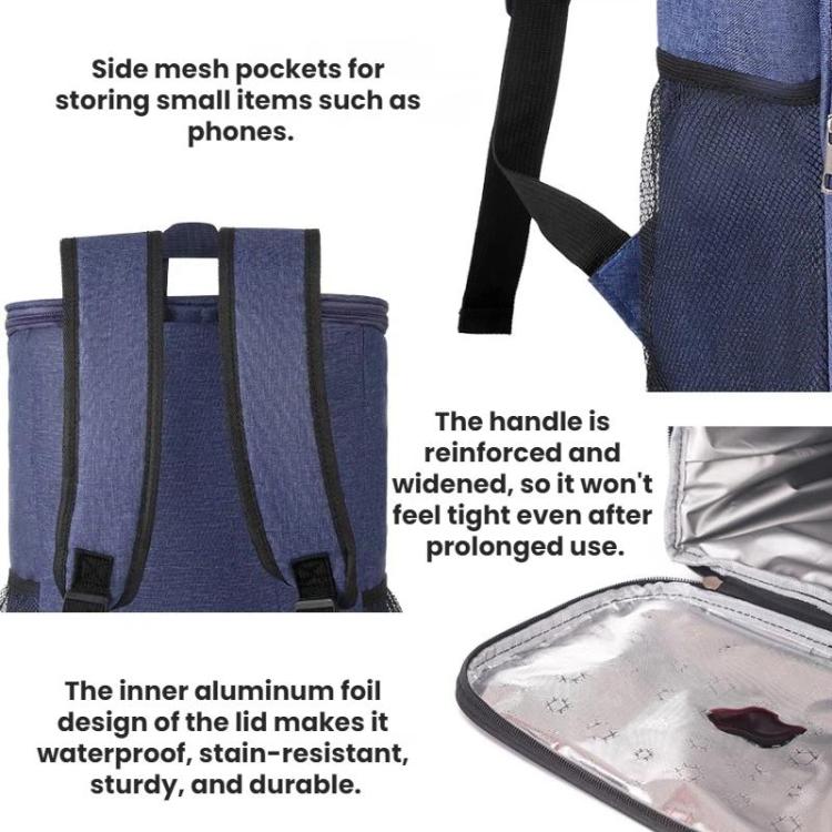 Picnic Backpack Outdoor Thickened Insulated Leak-Proof Cooler Bag