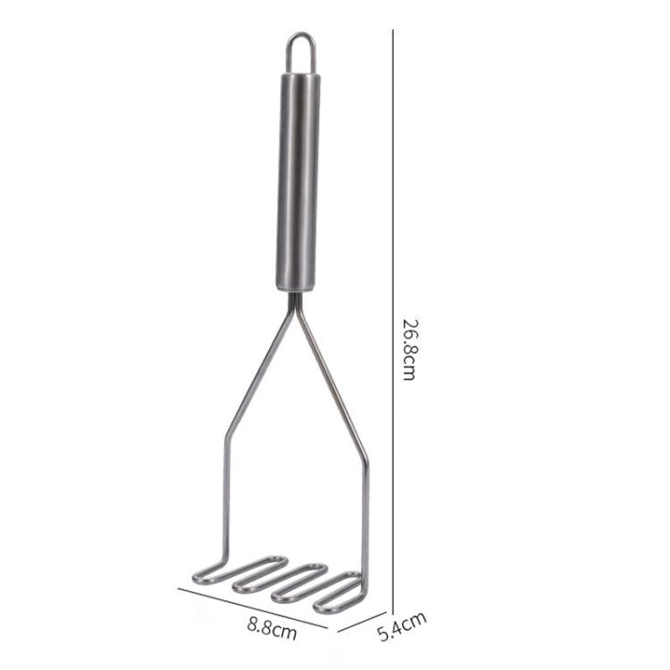 Stainless Steel Potato Masher, LsCook Wavy