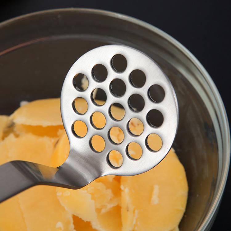 LsCook 304 Stainless Steel Potato Masher With Silicone Handle