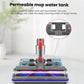 Upright floor mop with gray base, red controls, and blue cleaning roller