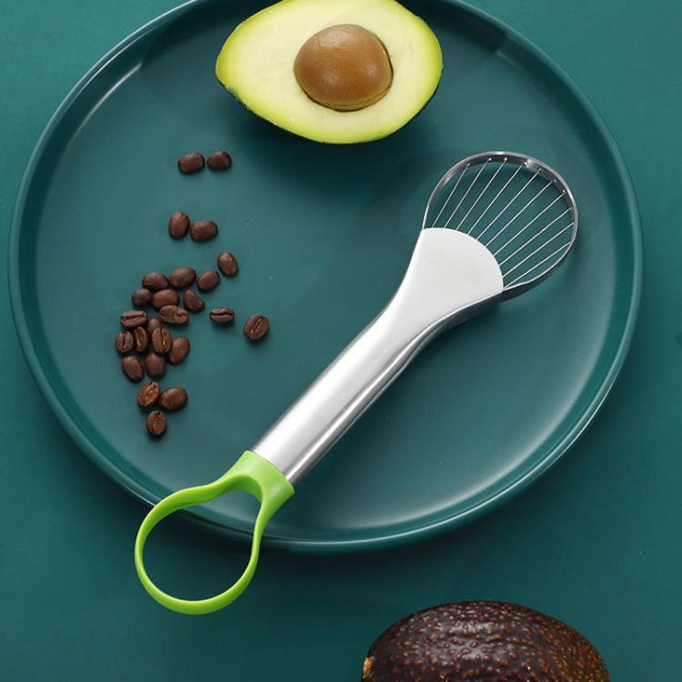 Stainless Steel Avocado Slicer, LsCook Dual-Ended