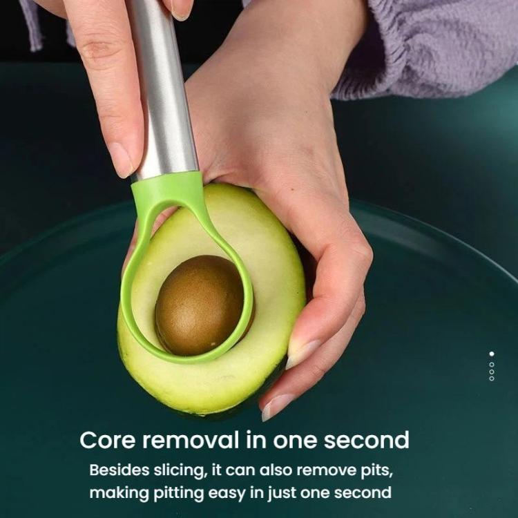 Stainless Steel Avocado Slicer, LsCook Dual-Ended